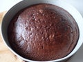 Preparation and baking of homemade chocolate gingerbread