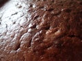 Preparation and baking of homemade chocolate gingerbread