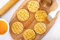 Preparation of braided shortbread cookies