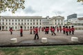 Preparation for Changing the Guard ceremony in London