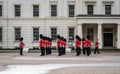 Preparation for Changing the Guard ceremony in London