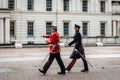 Preparation for Changing the Guard ceremony in London