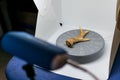 Preparation of a 3d scanner for an object, working the file on a computer then printing it on a 3d printer
