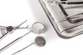 Preparation of dental instruments before work Royalty Free Stock Photo