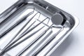 Preparation of dental instruments before work Royalty Free Stock Photo