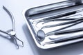 Preparation of dental instruments before work Royalty Free Stock Photo