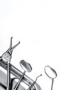 Preparation of dental instruments before work Royalty Free Stock Photo