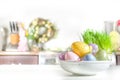 Preparation spring Easter holiday decor