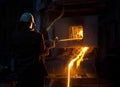 Preparation of steel for casting and making castings