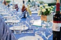 The preparations for the Banquet or buffet. A gala reception. Catering Royalty Free Stock Photo