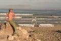 Preparations for a beach wedding at Boesmanland Plaaskombuis in