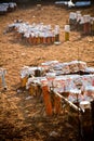 Preparatives for fireworks in the city of Locorotondo, in the so