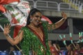 Preparatory rehearsal for Carnival 2024 at Sambodromo, Grande Rio samba school