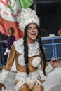 Preparatory rehearsal for Carnival 2024 at Sambodromo, Grande Rio samba school