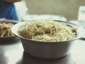 Prepare noodle`s ingredient
