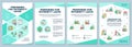 Prepare for paternity leave brochure template