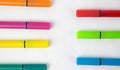 Express your creativity: Vibrantly colored markers for back to school Royalty Free Stock Photo