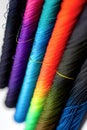 detailed threads and rainbow thread texture generated by ai