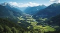 Aerial Majesty: The Breathtaking German Alps