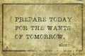 Prepare today Aesop Royalty Free Stock Photo