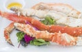 Prepared Alaskan King Crab Legs 2 Royalty Free Stock Photo