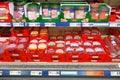 Prepared meat products in a Store