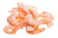 Prepared shrimp isolated