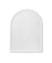 Prepared white wood panel for icon painting - blank iconography Royalty Free Stock Photo