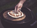 Preparing best homemade pizza ever