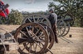 Preparing the Big Guns Royalty Free Stock Photo