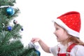 Preparing a Christmas tree Royalty Free Stock Photo