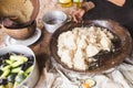 Preparing Couscous in M'Hamid El Ghizlane