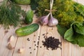 Preparing cucumbers for pickling