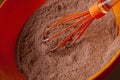 Preparing dough, mixing ingredients