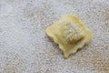 Preparing fresh ravioli. Royalty Free Stock Photo