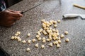 Preparing Nigerian Chin chin Snack in Kitchen