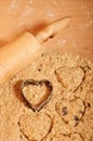 Preparing the pastry to make small cakes Royalty Free Stock Photo