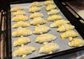 Preparing small bread