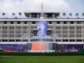 Preparing for 39th independence celebration at Independence Palace, Vietnam