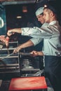 Preparing traditional beef steak