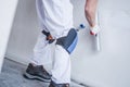 Preparing Wall For Painting Royalty Free Stock Photo