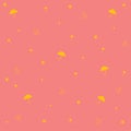 Preppy coral pink seamless pattern