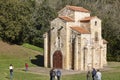 Preromanesque chapel in Oviedo, Asturias. San Miguel de Lillo. Spain