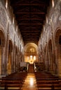 The presbytery of the Abbey of Nonantola. Modena, Italy