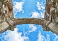 The Presbytery Roof Support, Rievaulx Abbey in Yorkshire, England.