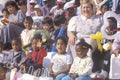 Preschool children and their teachers watching a performance, St. Louis, MO