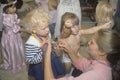 A preschool class playing dress up in Washington, D.C.