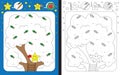 Preschool worksheet Royalty Free Stock Photo
