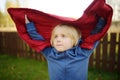 Preschooler boy bored on a walk