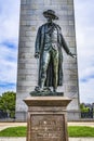 Prescott Statue Bunker Hill Monument Boston Massachusetts Royalty Free Stock Photo